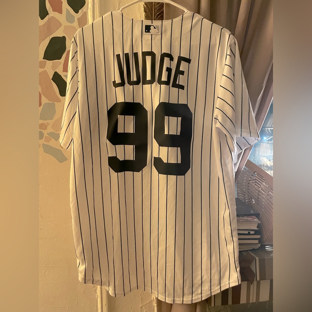 Official New York Yankees x Nike Aaron Judge jersey. Purchased at Yankee Stadium